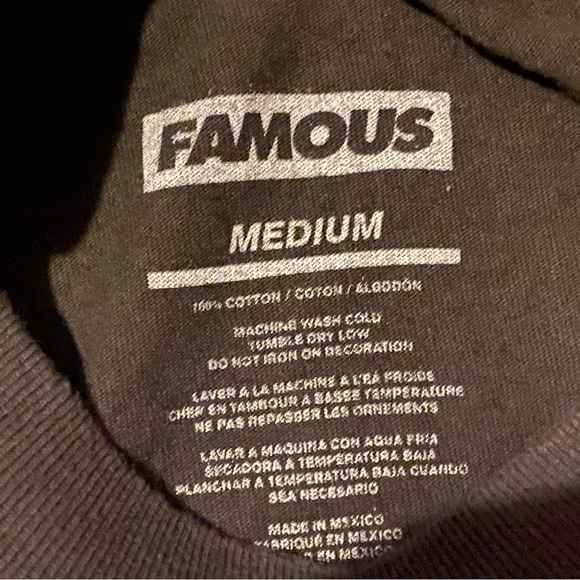 FAMOUS STARS AND STRAPS t-shirt. Excellent condition. - Picture 3 of 3